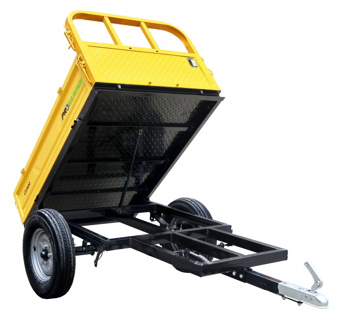 Remorca pentru minitractor ProGARDEN Campo RM500CT 500kg, 1 osie, prindere cupla [3]