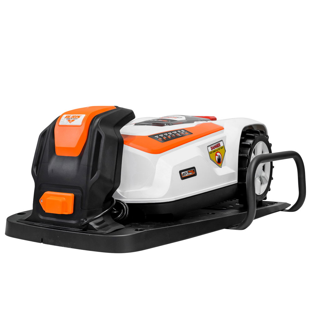 Robot de Tuns Gazon RURIS RXR 800, Li-ion 20V, 2Ah,  latime taiere 180mm, inaltime 25-60mm, suprafata 800mp [6]