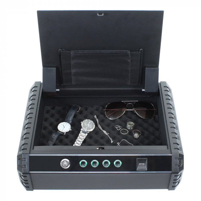 Rottner Casetă Pistol Gunmaster XL Încuietoare Biometrică Negru [4]