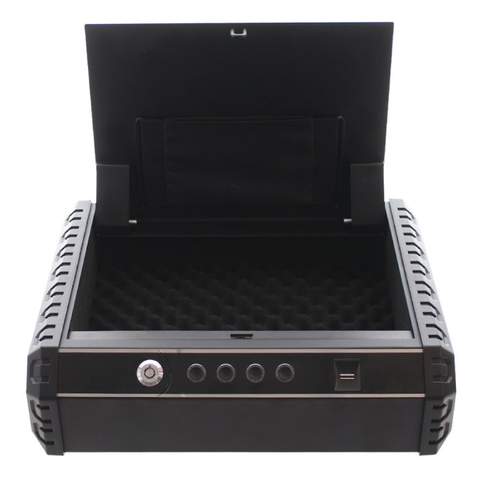 Rottner Casetă Pistol Gunmaster XL Încuietoare Biometrică Negru [2]