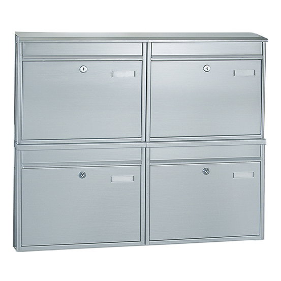 Rottner Modul 4 Cutii Poștale (Fără Stand) Gri [1]