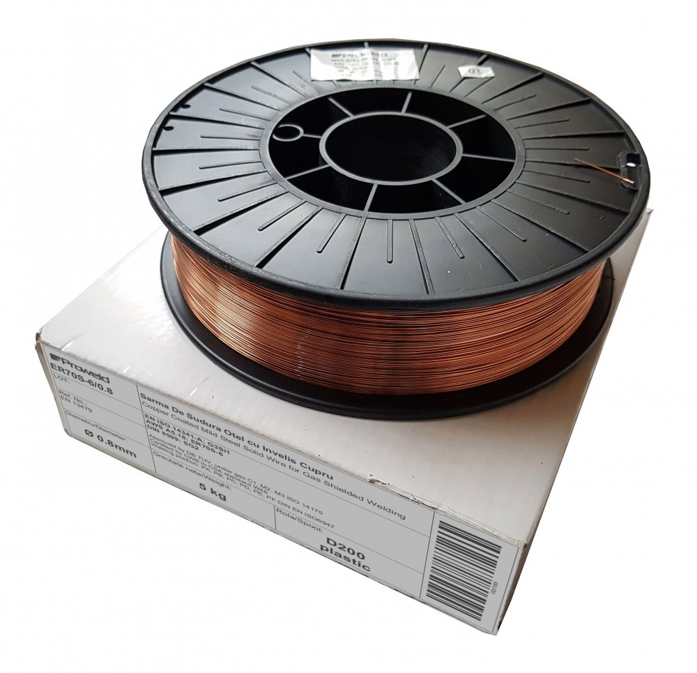 ProWELD ER70S-6 sarma sudura 0.8mm, rola 5kg/D200 [1]