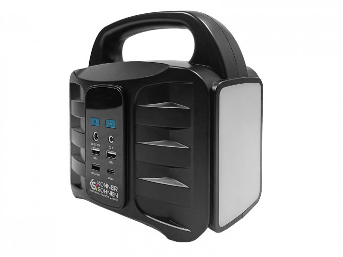 Statie portabila de incarcare KS 100PS, 100W putere nominala, capacitate baterie 155 Wh, 150 W, 15 V/2 A, lampa LED, afisaj LED [5]