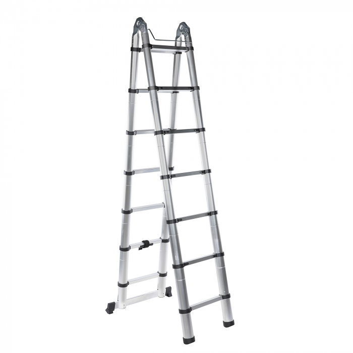 Scara telescopica dubla Detoolz 4.4 m - 14 trepte [1]
