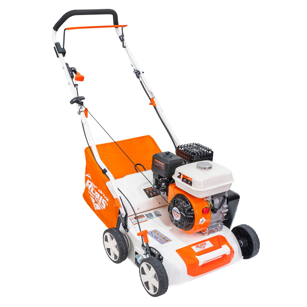 Scarificator gazon RURIS RXH909 2in1 scarificare si aerisire, motor benzina 5.5 CP, 40 cm [3]