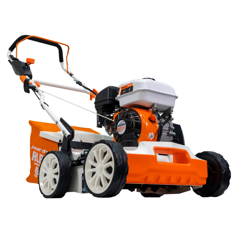 Scarificator gazon RURIS RXH999 2in1 scarificare si aerisire, motor benzina 5.3 CP, 40 cm [2]