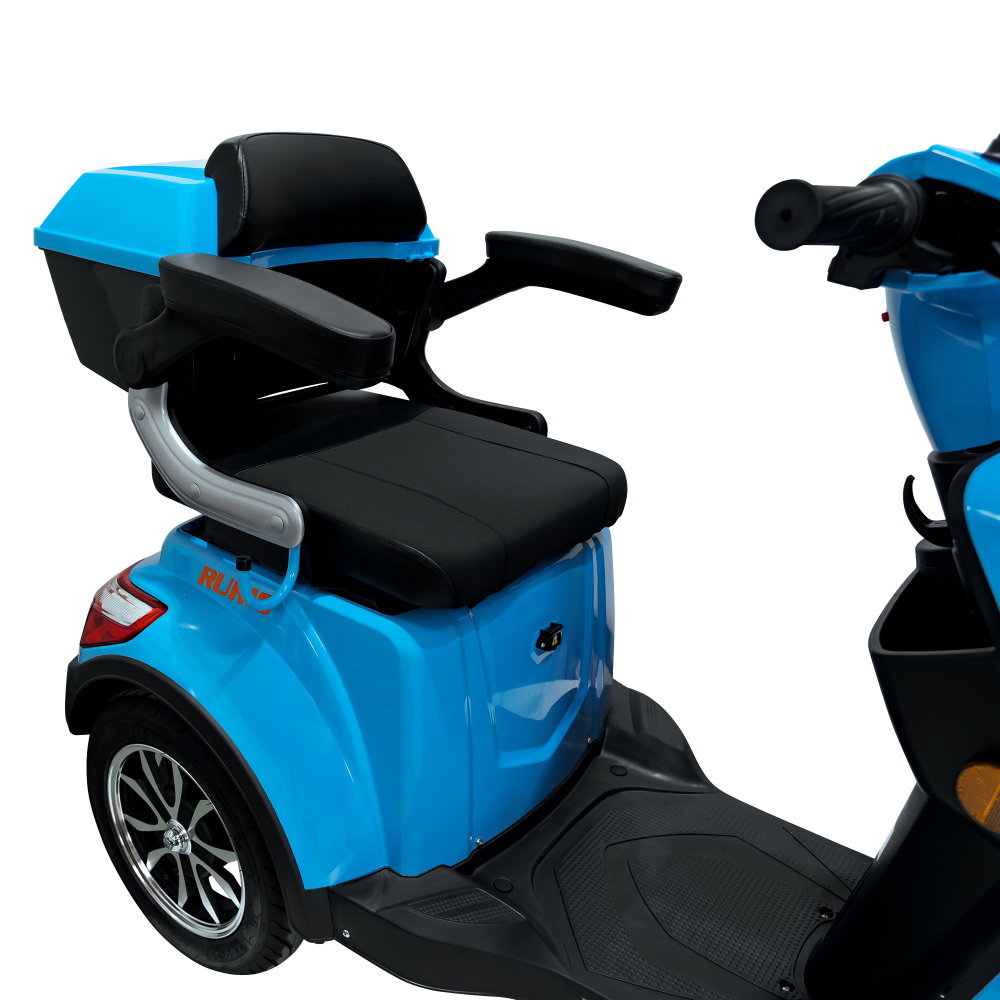 Scuter electric albastru cu 4 roti RURIS PILOT SX100AL, 1300W [16]