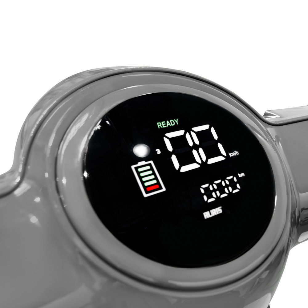 Scuter electric gri cu 4 roti RURIS PILOT SX100G, 1300W, autonomie 46 km [13]