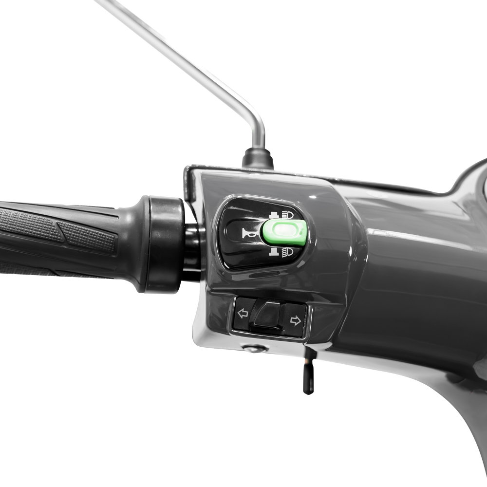 Scuter electric gri cu 4 roti RURIS PILOT SX100G, 1300W, autonomie 46 km [11]