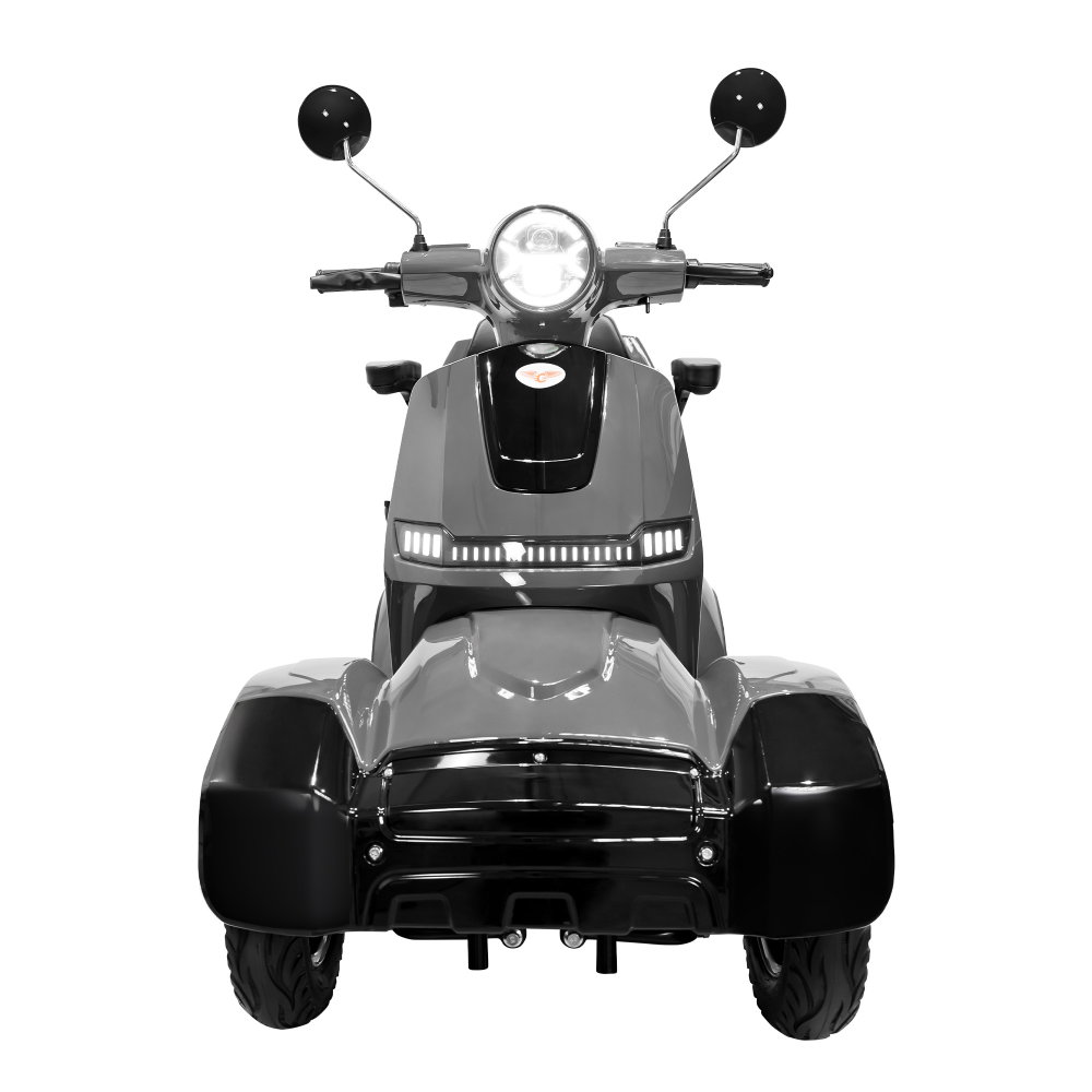 Scuter electric gri cu 4 roti RURIS PILOT SX100G, 1300W, autonomie 46 km [7]