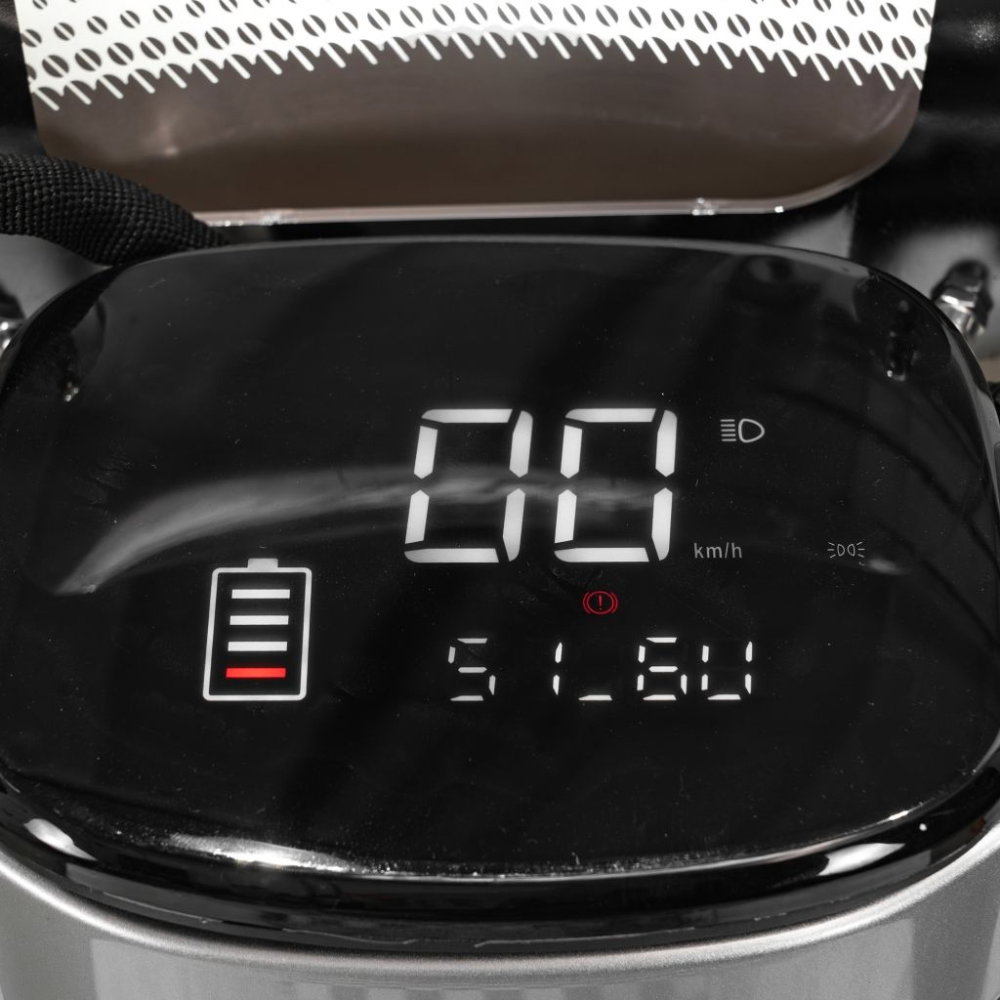 Scuter electric retro RURIS PILOT SX790 GOLD, 800W, autonomie pana la 70 km, 2 locuri [10]