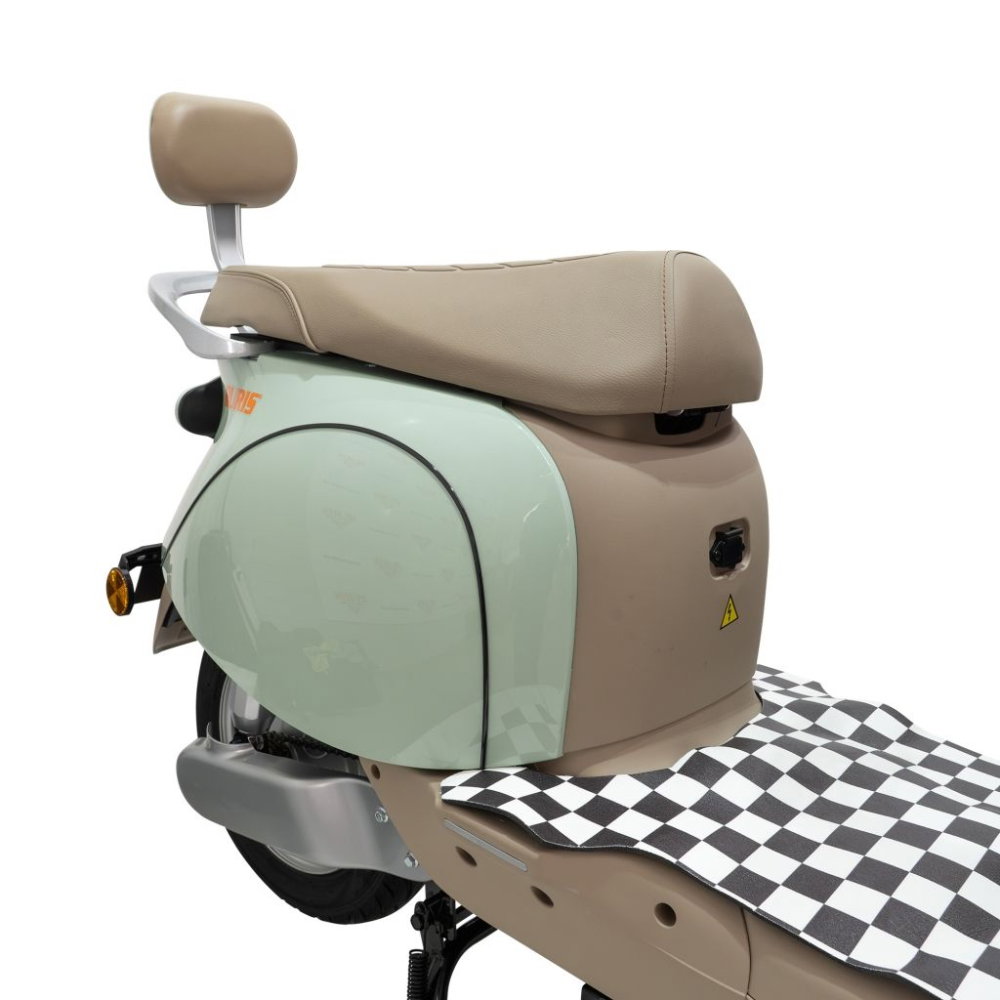 Scuter electric retro RURIS PILOT SX790 VERDE RETRO, 800W, autonomie pana la 70 km, 2 locuri [11]