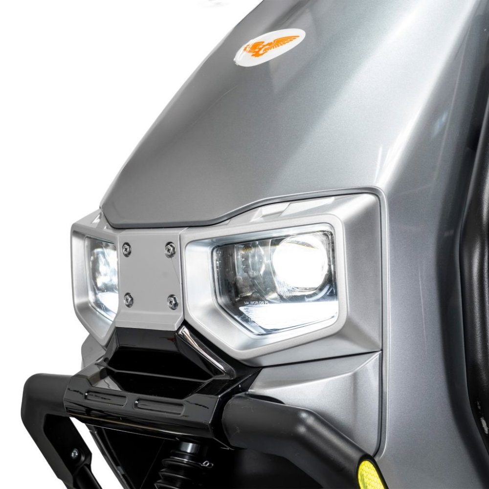 Scuter electric RURIS PILOT SX710G Gri, 2100W, topcase inclus, autonomie pana la 59 km [3]