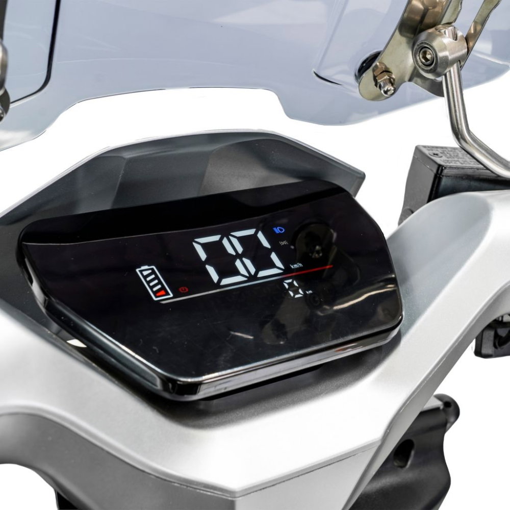 Scuter electric RURIS PILOT SX710G Gri, 2100W, topcase inclus, autonomie pana la 59 km [4]