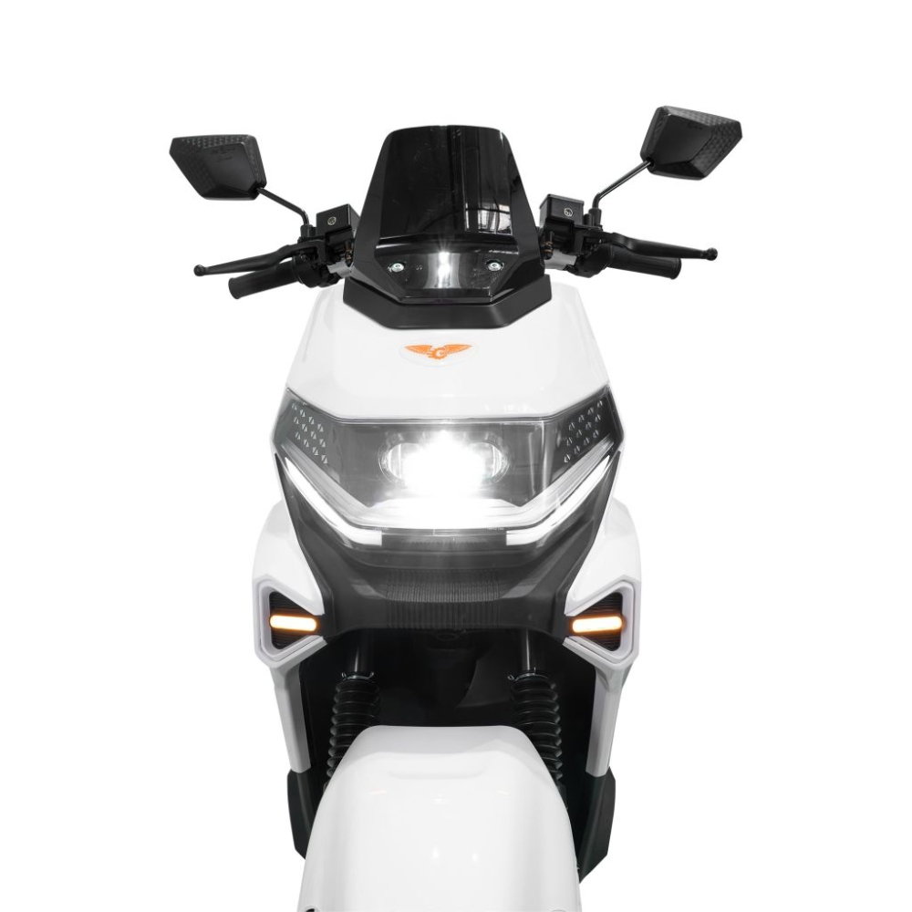 Scuter electric RURIS PILOT SX720A Alb, 2500W, baterie 72V 32Ah, autonomie până la 92 km [3]
