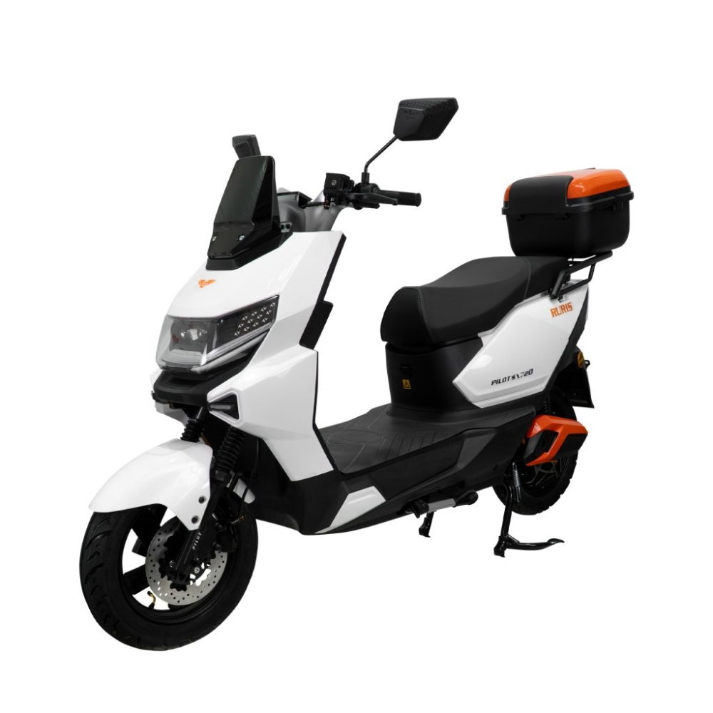 Scuter electric RURIS PILOT SX720A Alb, 2500W, baterie 72V 32Ah, autonomie până la 92 km [1]