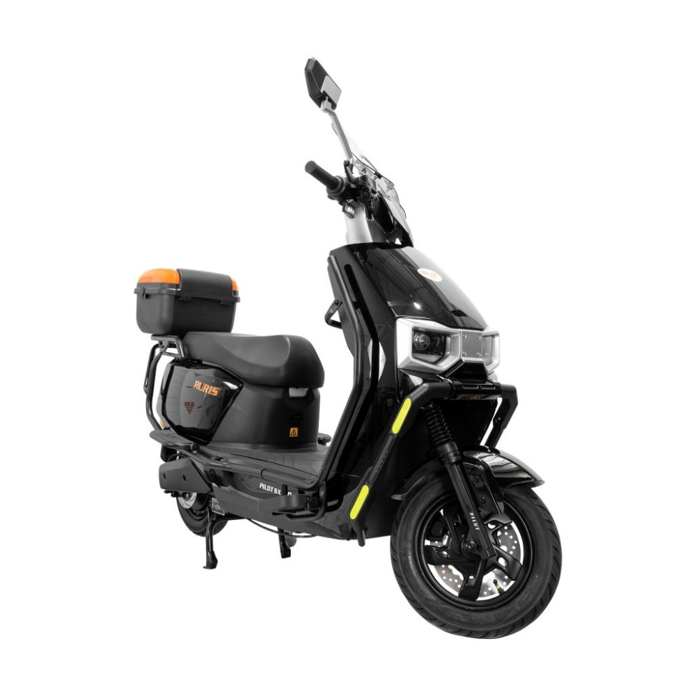 Scuter electric RURIS PILOT SX710N Negru, 2100W, autonomie 59 km, topcase inclus [14]