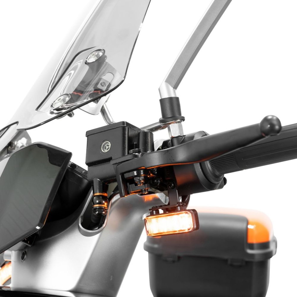 Scuter electric RURIS PILOT SX710N Negru, 2100W, autonomie 59 km, topcase inclus [2]