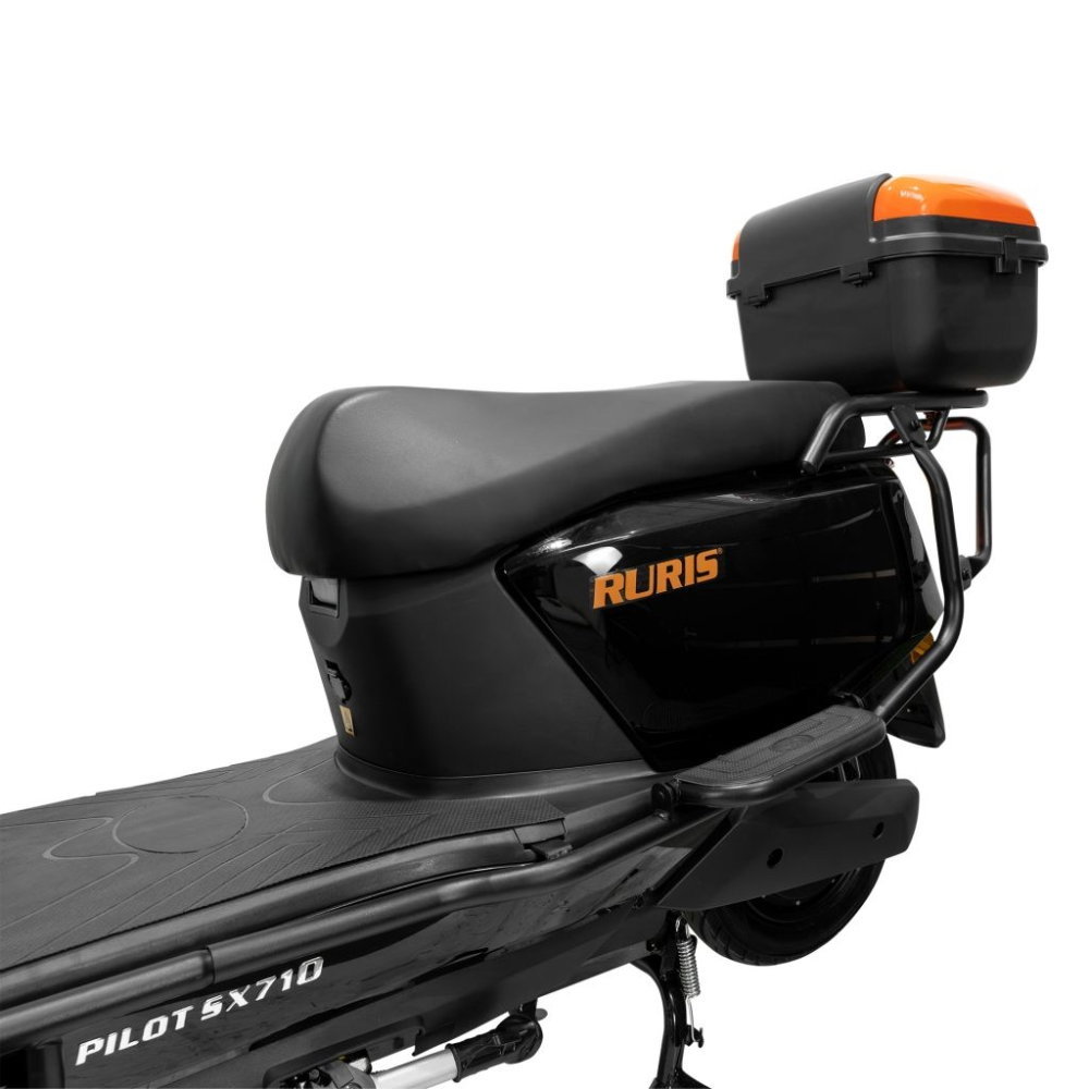 Scuter electric RURIS PILOT SX710N Negru, 2100W, autonomie 59 km, topcase inclus [6]