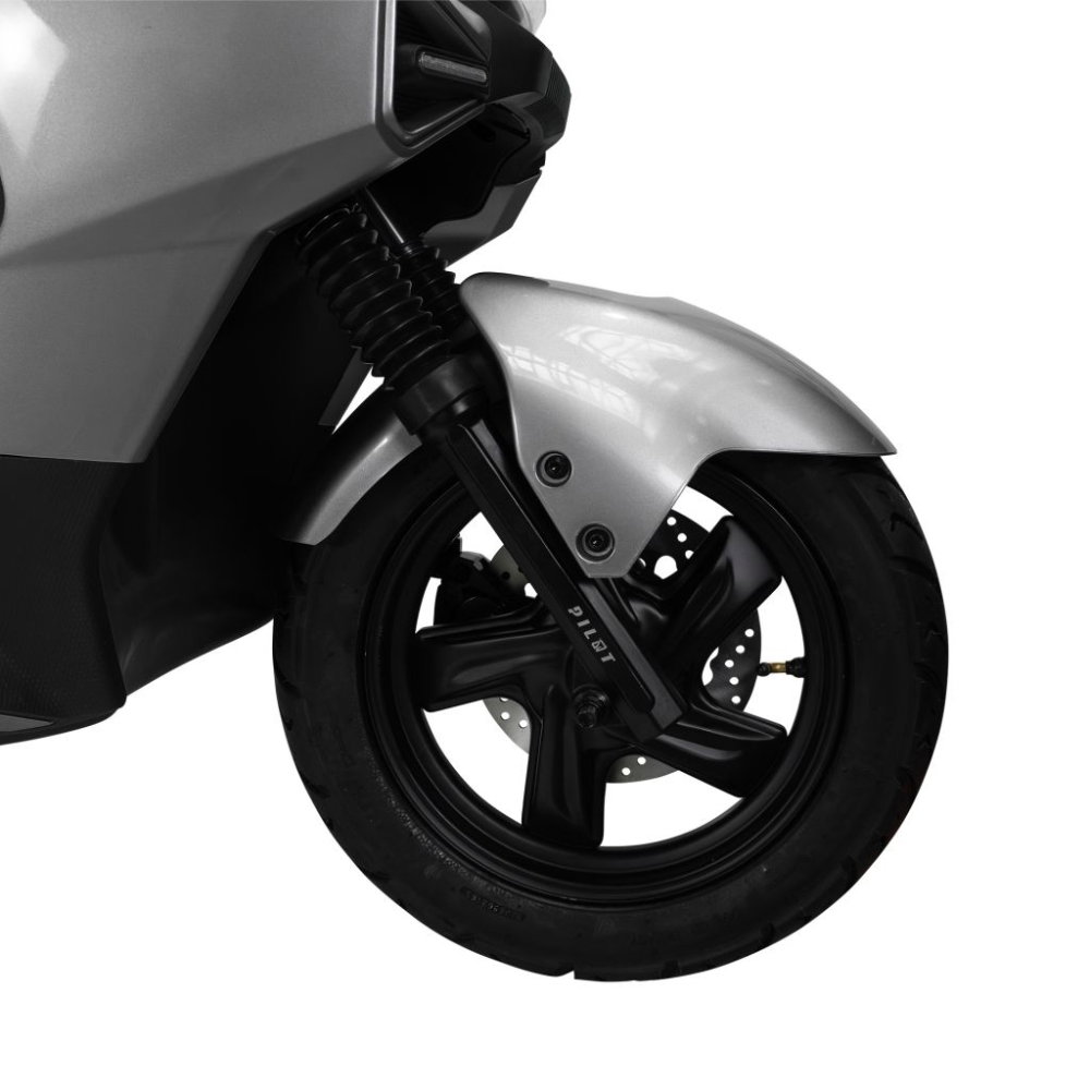Scuter electric RURIS PILOT SX720G Gri, 2500W, baterie 72V 32Ah, autonomie până la 92 km, topcase inclus [6]