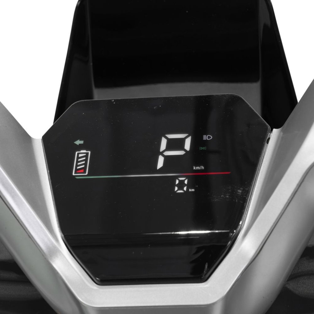 Scuter electric RURIS PILOT SX720G Gri, 2500W, baterie 72V 32Ah, autonomie până la 92 km, topcase inclus [9]