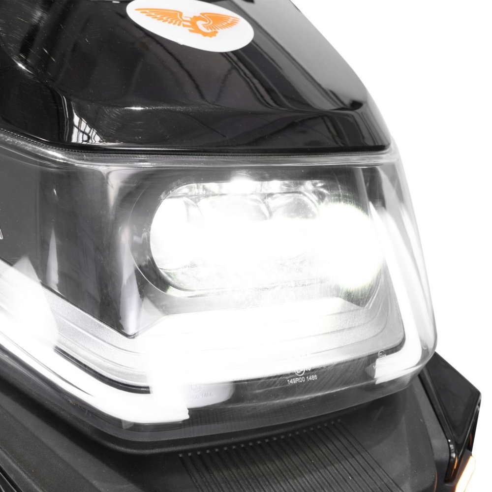 Scuter electric RURIS PILOT SX720N Negru, 2500W, baterie 72V 32Ah, autonomie până la 92 km, topcase inclus [10]