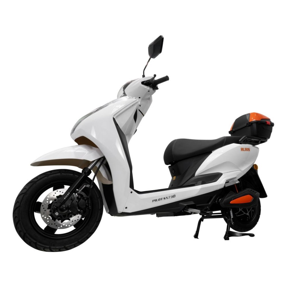 Scuter electric RURIS PILOT SX730A Alb, 2500W, autonomie până la 56 km, topcase inclus [3]