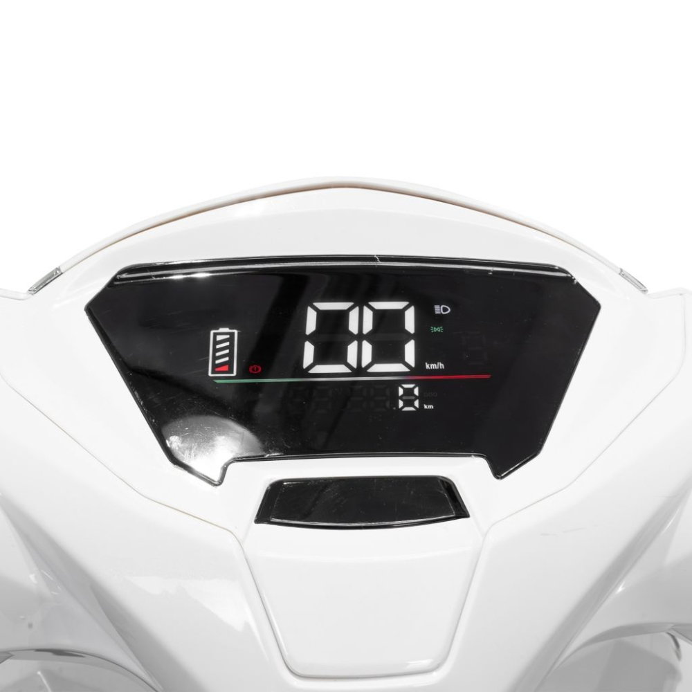Scuter electric RURIS PILOT SX730A Alb, 2500W, autonomie până la 56 km, topcase inclus [7]