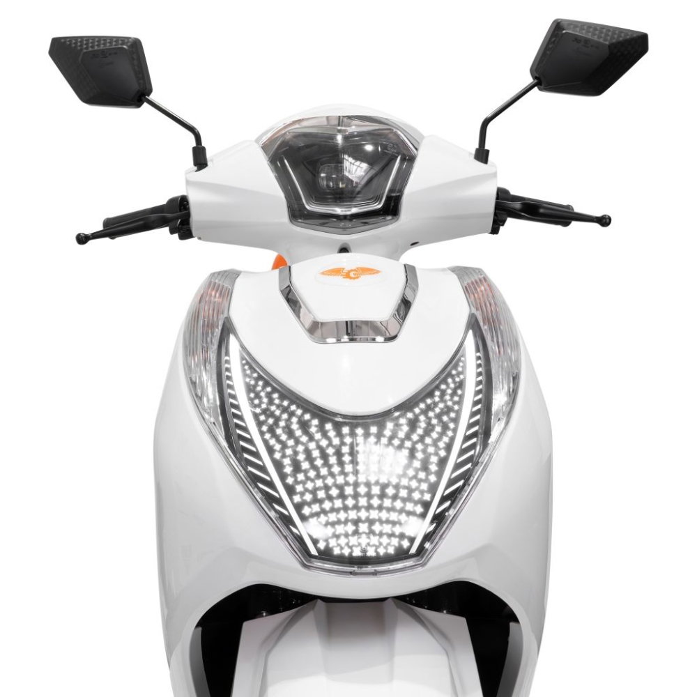 Scuter electric RURIS PILOT SX730A Alb, 2500W, autonomie până la 56 km, topcase inclus [6]