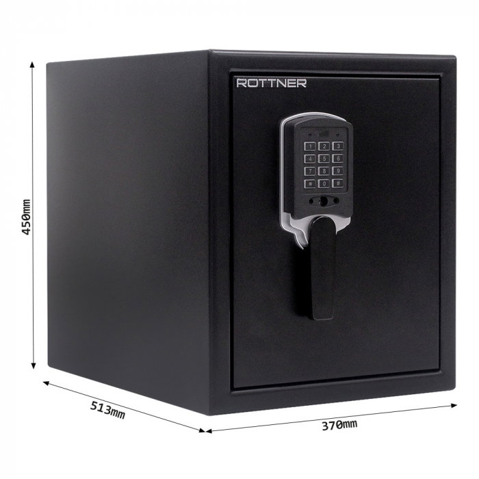 Seif Antifoc Rottner Fire Data 40 Încuietoare Electronică Negru [4]