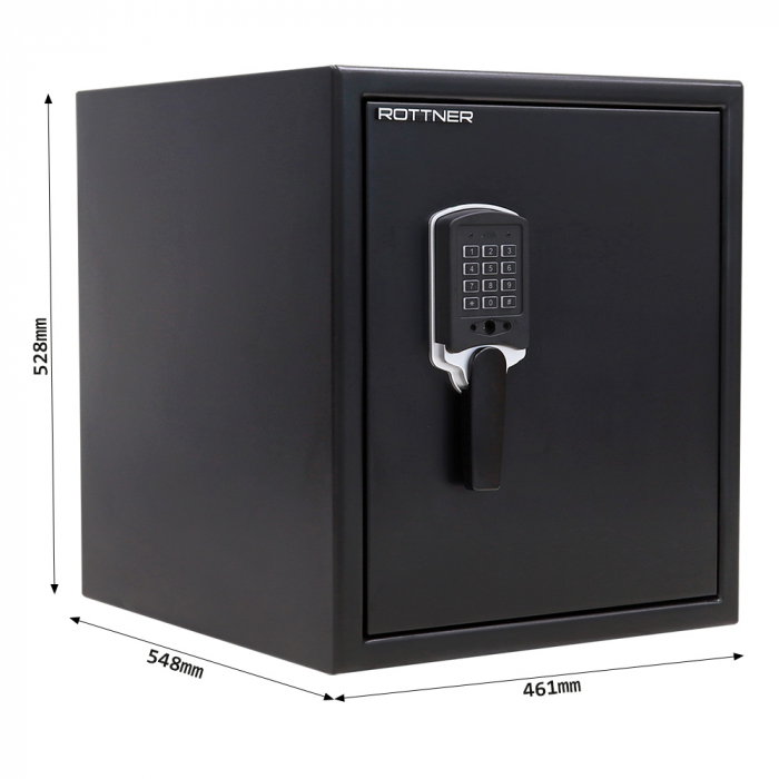 Seif Antifoc Rottner Fire Data 60 Încuietoare Electronică Negru [4]