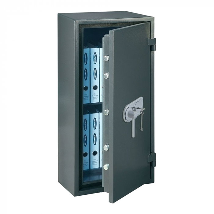 Seif Antifoc și Antiefracţie Rottner Fire Profi 140 Premium EN1 Închidere Cheie Antracit [1]