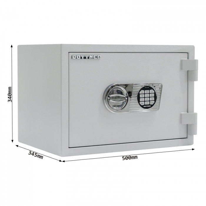 Seif Antifoc și Antiefracție Rottner Opal Fire OPD 35 Premium EN1 Închidere Electronică Gri [5]