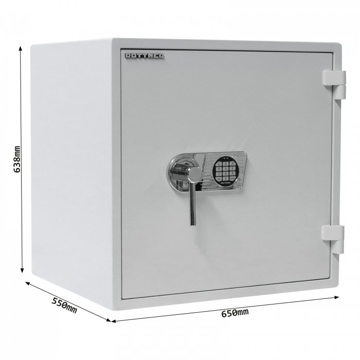 Seif Antifoc și Antiefracție Rottner Opal Fire OPD 65 Premium EN1 Închidere Electronică Gri [5]