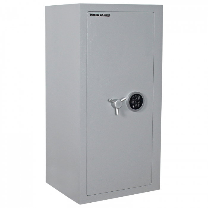Seif Certificat EN1 Rottner Steel 90 T06461 Închidere Electronică Gri Deschis [1]