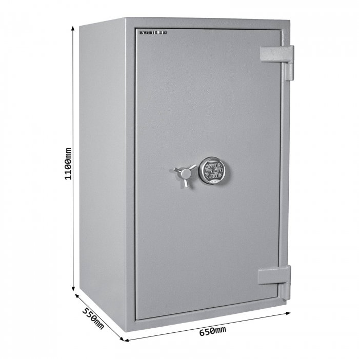 Seif Certificat T06428 EN3 Rottner Pearl 110 Închidere Electronică Gri [4]