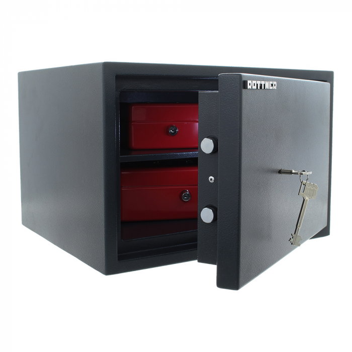 Seif Certificat S2 Rottner Power Safe 300 Închidere Cheie Antracit [3]