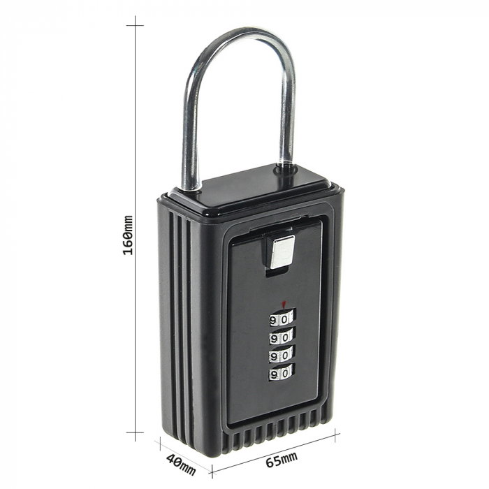 Seif Mic pentru Chei Rottner Key Box-1 Cifru Mecanic Negru [4]
