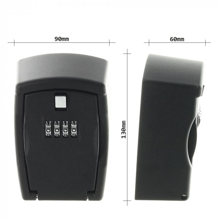 Seif Mic pentru Chei Rottner Key Protect Cifru Mecanic Negru [3]