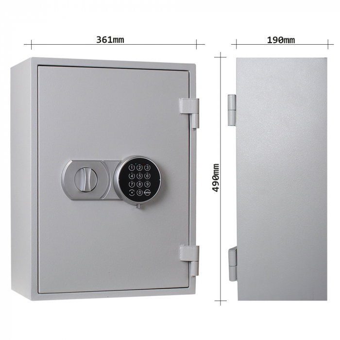 Seif pentru Chei Antifoc Rottner Fire Key 20 Închidere Electronică Gri [4]