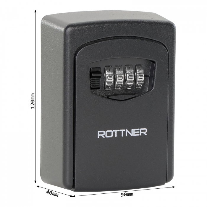 Seif pentru Chei Rottner Key Care Cifru Mecanic Negru [5]