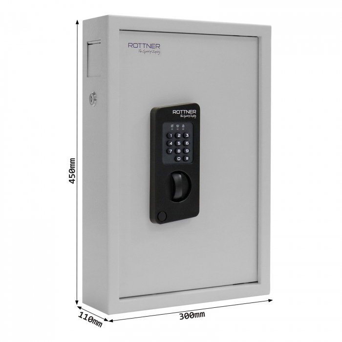 Seif pentru Chei Rottner Keytronic 48 Închidere Electronică Gri [4]