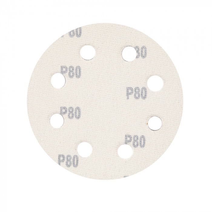 Set 10 hartie abraziva P80 8gauri 180mm [3]