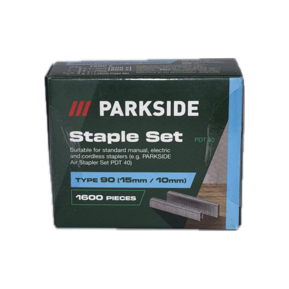 Set Capse 15m/10mm Parkside PDT 40 – 1600 Bucăți, Compatibil cu Capsatoarele Manuale și Pneumatice [1]