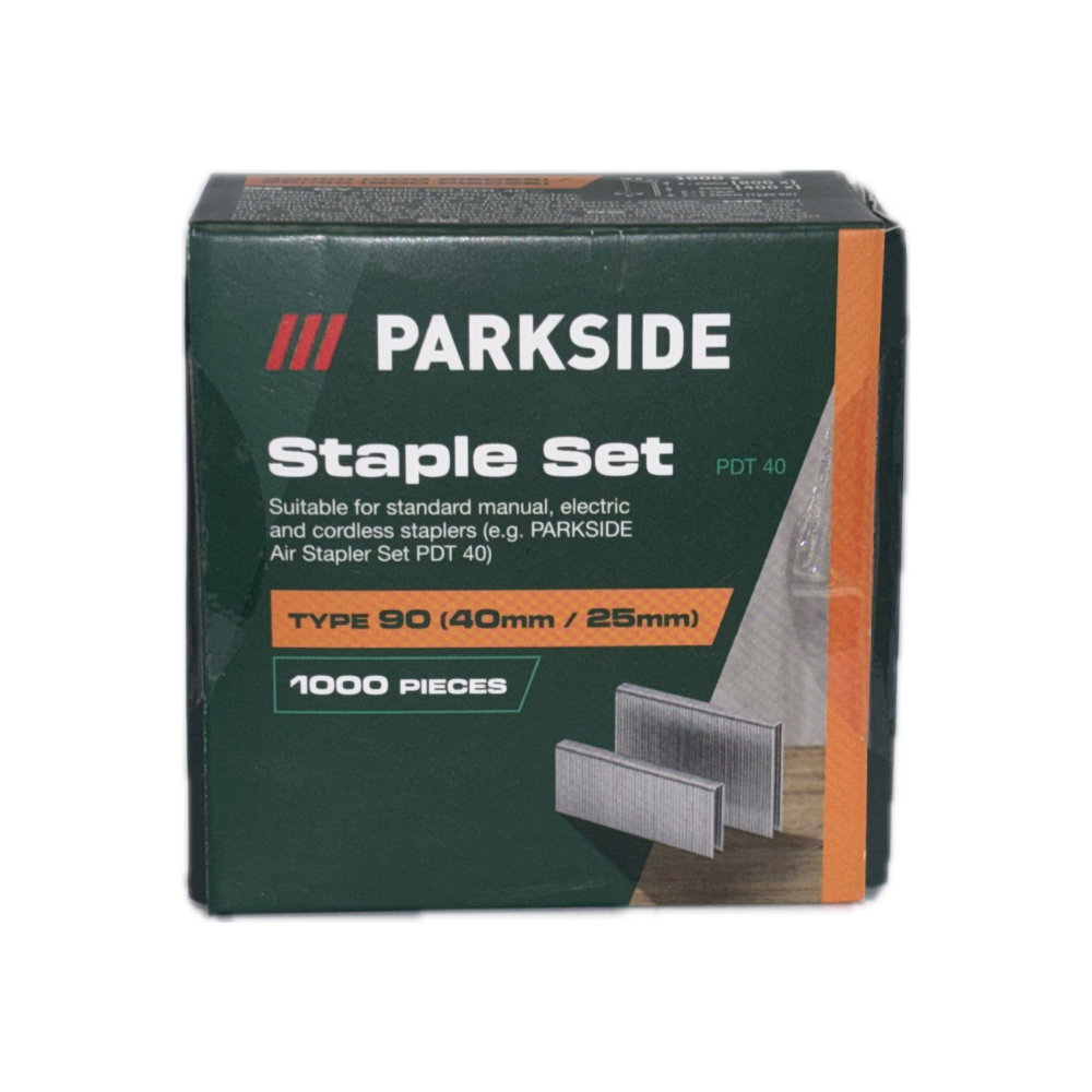Set Capse 40m/25mm Parkside PDT 40 – 1000 Bucăți, Compatibil cu Capsatoarele Manuale și Pneumatice [1]