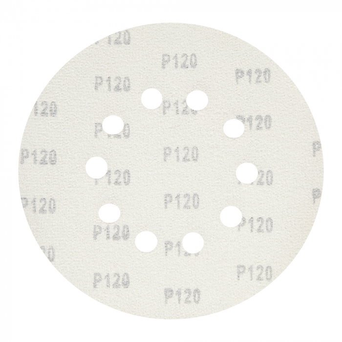 Set hartie abraziva 215mm P120 10 gauri, slefuitor [2]