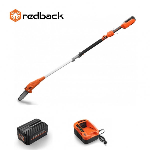Set Redback emondor E608D 40V + acumulator Li-Ion EP60 40V/6Ah + incarcator rapid EC50 40V/5A [1]