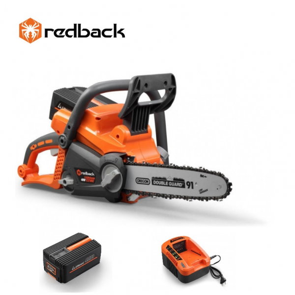 Set Redback ferastrau cu lant 14" E214C 40V + acumulator Li-Ion EP40 40V/4Ah + incarcator EC20 40V/2A [1]