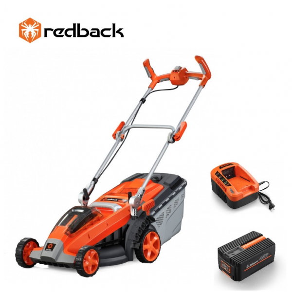 Redback Pachet E137C+EP40+EC20 Masina de tuns gazonul 370mm, acumulator 40V/4Ah, incarcator 40V/2A [1]