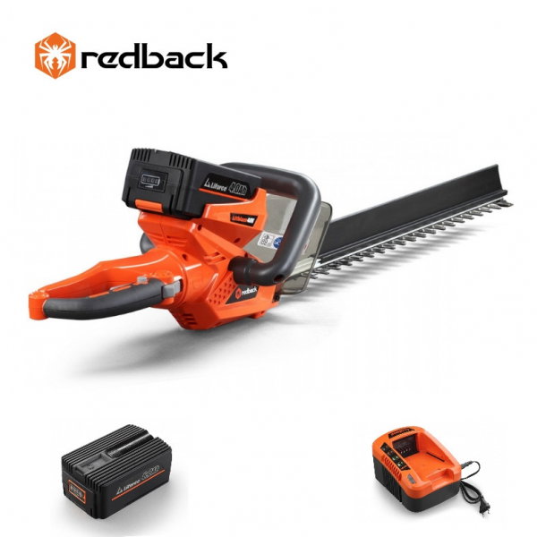 Set Redback trimer gard viu E522D 40V + acumulator Li-Ion EP60 40V/6Ah + incarcator rapid EC50 40V/5A [1]